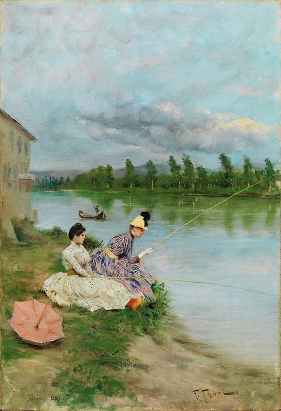 fabio fabbi - pescatrici sull'Arno